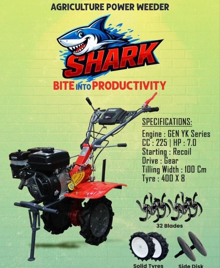VARSHA SHARK 7HP POWER WEEDER