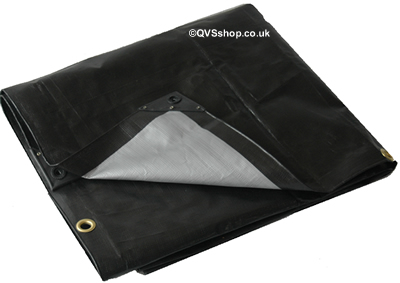 Black Tarpaulin 24X30 180 GSM SADAF