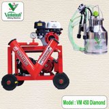 DIAMOND MILKING MACHINE-USABLE 1 TO 10 COWS ( WITH MARATHON MOTOR ) VM 450
