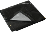 Black Tarpaulin 50X50 180 GSM NF2 SADAF